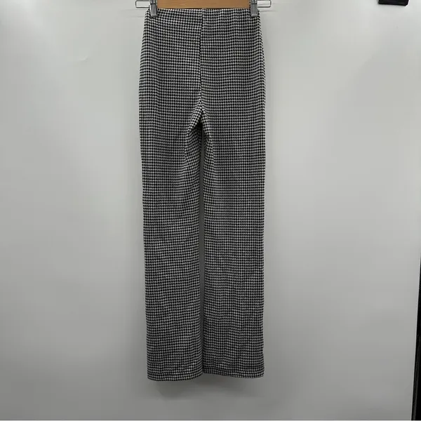 Urban Outfitters UO‎ Casey Houndstooth Plaid Kick Flare Pull-On Pants Sz XS - Image 6