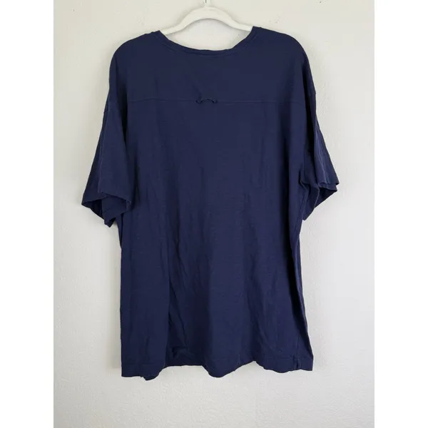 Anthropologie Gola x Anthropologie Navy Oversized Boyfriend Tee Women's Size L‎ - Image 7
