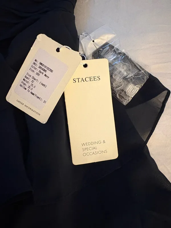 Brand new org $150 with tags navy homecoming/cocktail dress - Image 3