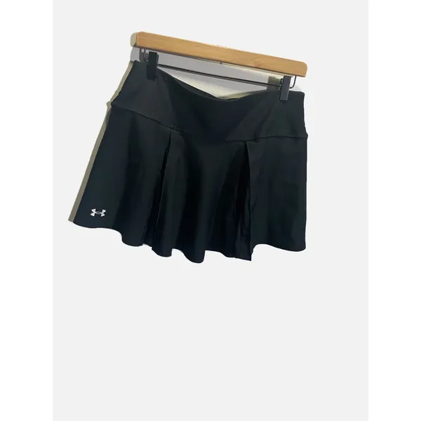 Under Armour Athletic Skirt Womens‎ LG Black Pleated HeatGear Tennis Golf Skirt - Image 2