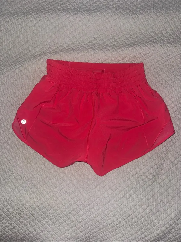 lululemon athletica Bright Pink Women’s Running Shorts with Reflective Accents - Image 5