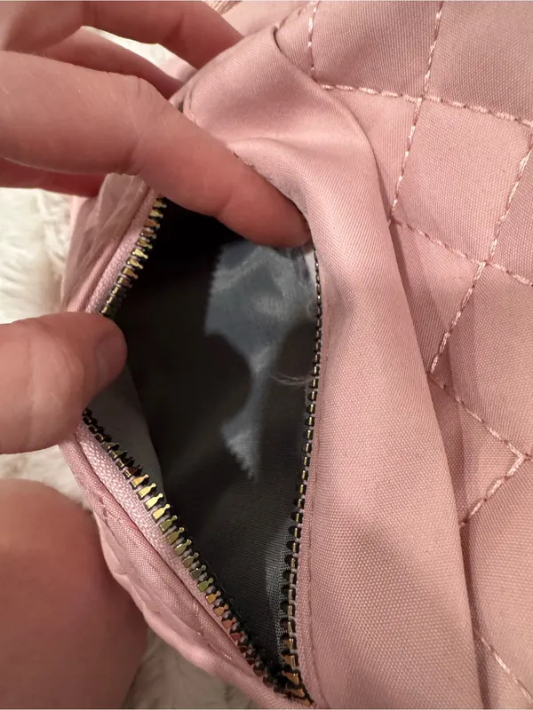 Quilted Pink Crossbody Sling Bag - Women's Fashion - Image 7