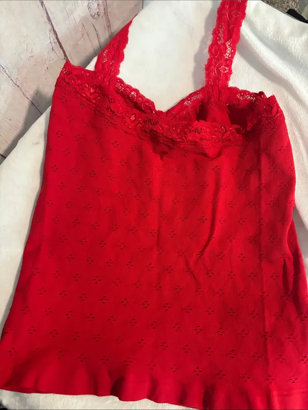 NWOT Intimately Free People Eyelet Seamless Halter Top - Image 3