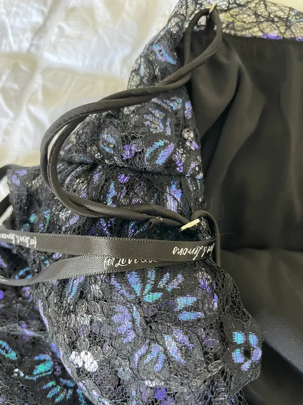 For Love & Lemons Rodin Sequin Mesh Ruched Mini Dress - Image 6
