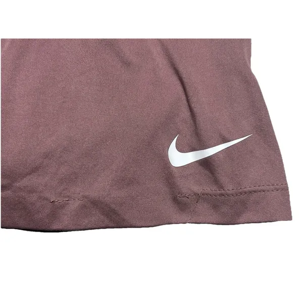 Nike Dri-FIT Women Tank Top Sz Medium Mauve Sleeveless Mesh Athletic Sports Run - Image 5