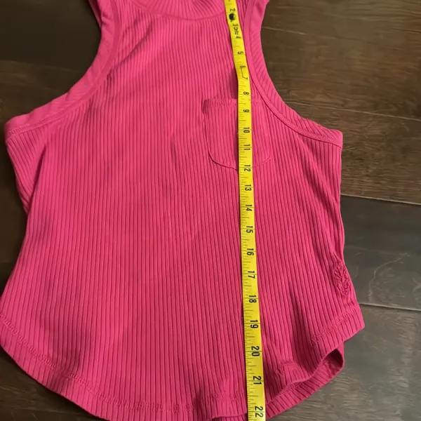 FP Movement Fuchsia Sleeveless Halter Mock Neck Ribbed Large. MSRP $38 - Image 2