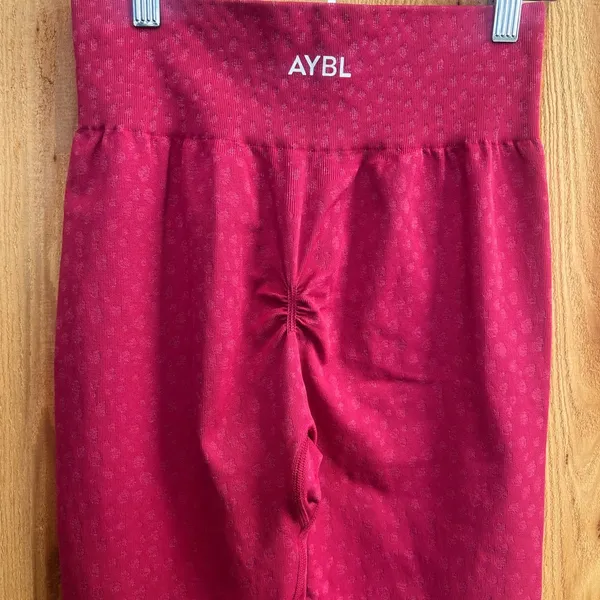 AYBL Evolve Speckle Seamless Leggings Raspberry Size Large - Image 8