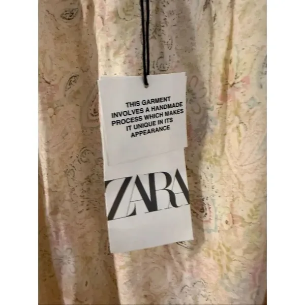 Zara NWT crochet combo maxi halter dress size small - Image 5