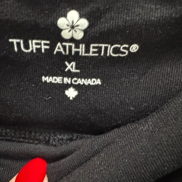 Tuff‎ Athletics Black Cropped Leggings - Image 2