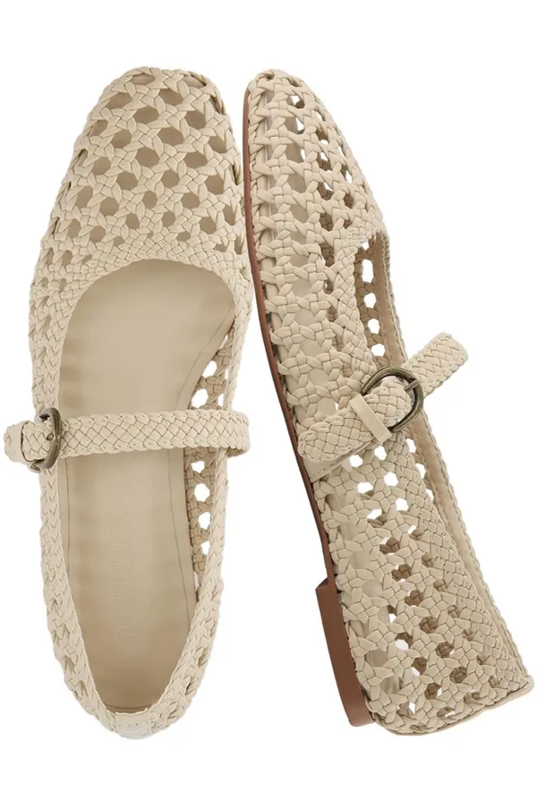 Cushionaire Woven Flats - Image 2