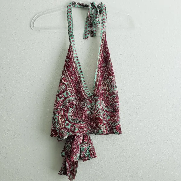 Anthropologie Valdior Boho Bohemian Belle Sleeve Paisley Top Set - Image 9