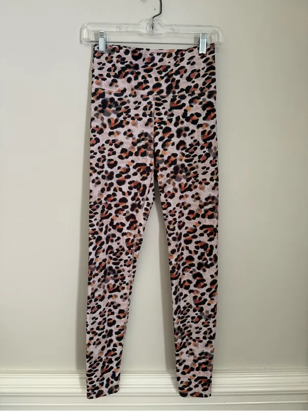 Beach Riot Piper Legging Watercolor Leopard - Image 5