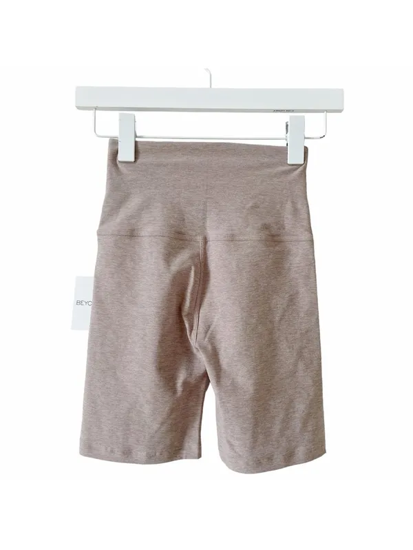 Beyond Yoga Spacedye High Waisted 7" Biker Short Chai Athleisure Sporty Outdoor - Image 2
