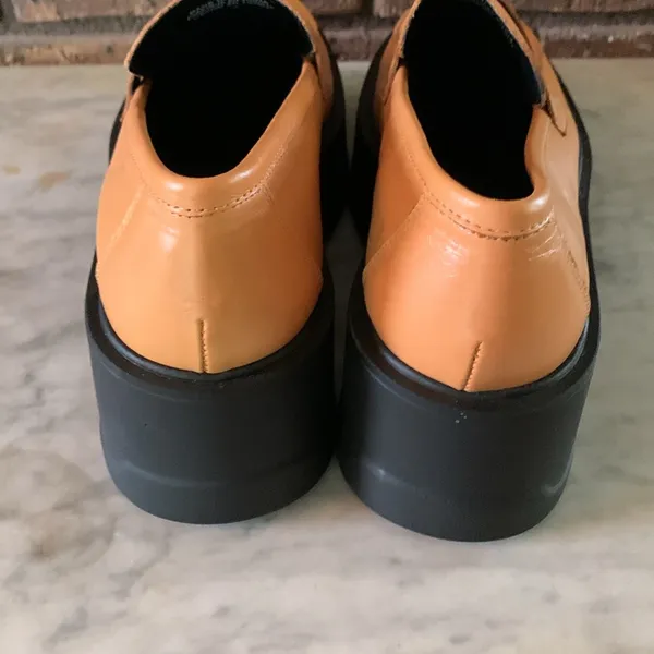Free People Nico Platform Leather Loafer Creepers Size 41 - Image 6