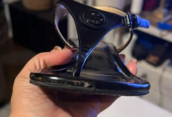 Michael Kors, Ramona, black wedges 6M - Image 12
