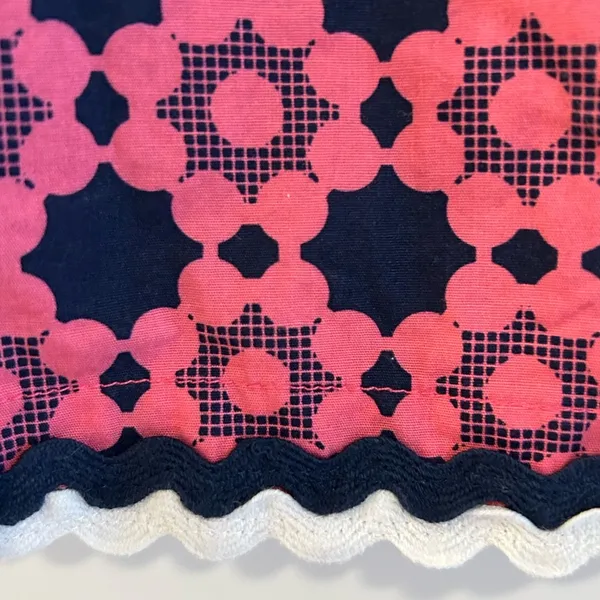 Golftini Skort Pink Navy Blue Size 14 - Image 2