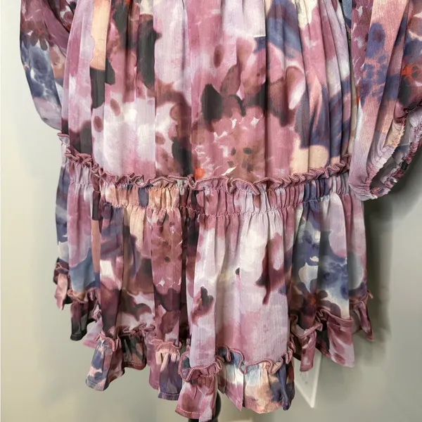 Paola Floral Smocked Ruffle Tiered Dress - Vici - Image 6