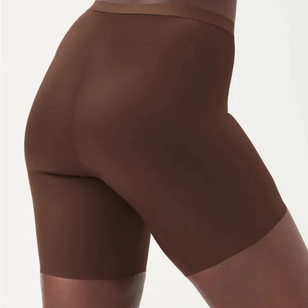 Spanx Shape Invisible Girlshort, Shapewear Shorts. Size XL, Brown, NWT‎ - Image 4