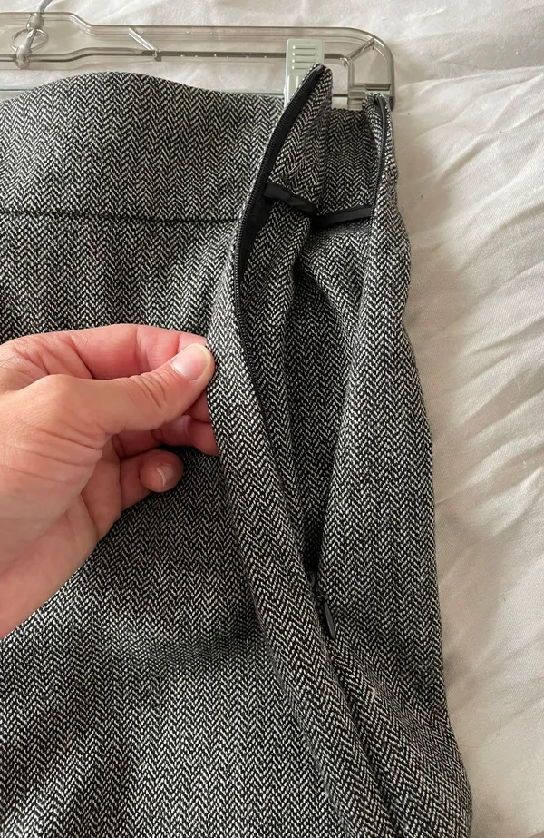 ZARA Wide Leg Knit Trousers - Image 7