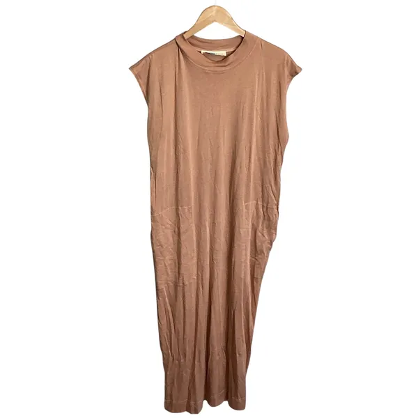 Free People FP Beach Mauve‎ Sleeveless Maxi Dress Side Slits Pockets Medium - Image 4