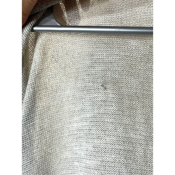 Aerie Gray Long Line Open‎ Front Cardigan Size M - Image 6