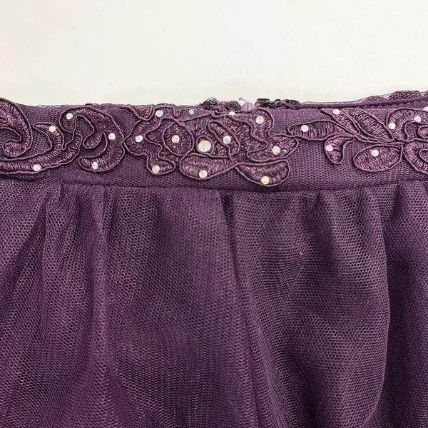 Say Yes To The Dress Mesh Skirt Juniors 11‎ Fairycore Whimsigoth Bling Tutu Glam - Image 4