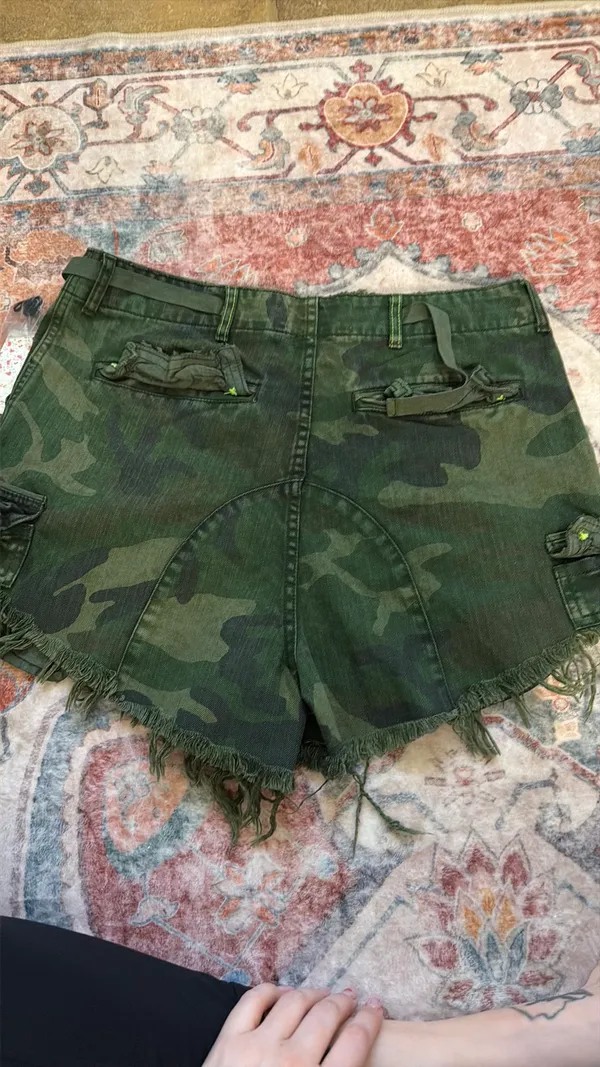 We The Free Camo Shorts Commander Cut-Off - Image 3