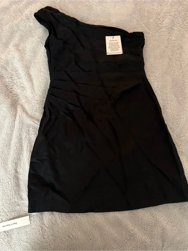 Reformation Ciro Linen Blend Dress - Image 3