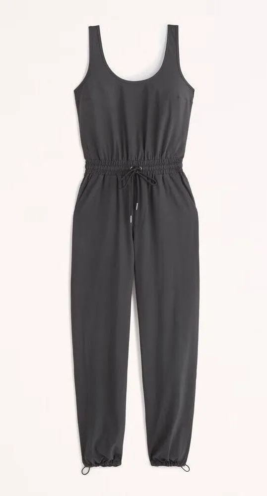 Abercrombie & Fitch Traveler Sleeveless Scoop Neck Drawstring Romper Jumpsuit XS - Image 10