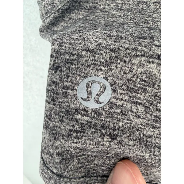Lululemon Womens Athletic Shorts Heathered Gray Tracker High Rise 4‎ - Image 5