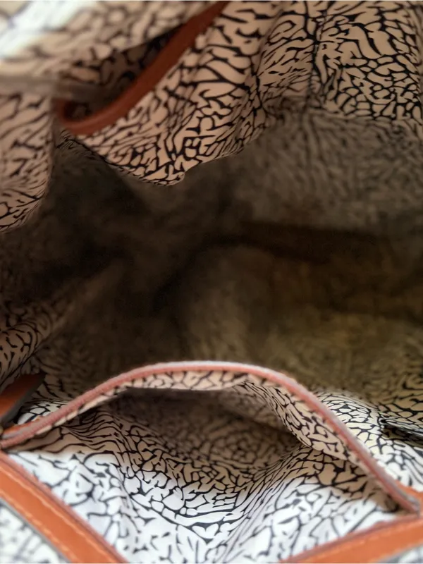 INC International Concepts Brown Faux-Leather Convertible Backpack Tote - Image 4