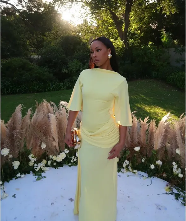 Zara Elegant Butter Yellow Gown - Floor-Length Formal Dress - Image 6