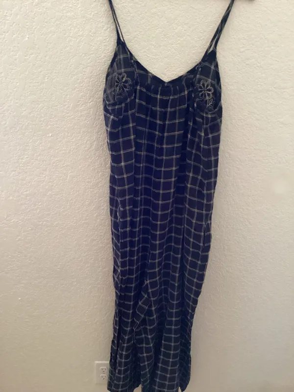 World Market Cotton Embroidered Wide leg Jumpsuit - Image 5