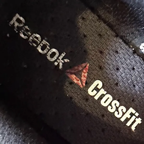 Reebok CrossFit H20 drain, Dura grip athletic shoes orange purple black size 6 - Image 9