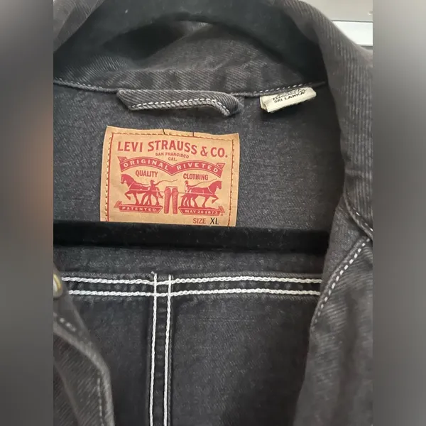 Levi’s Denim Jacket Size XL - Image 3