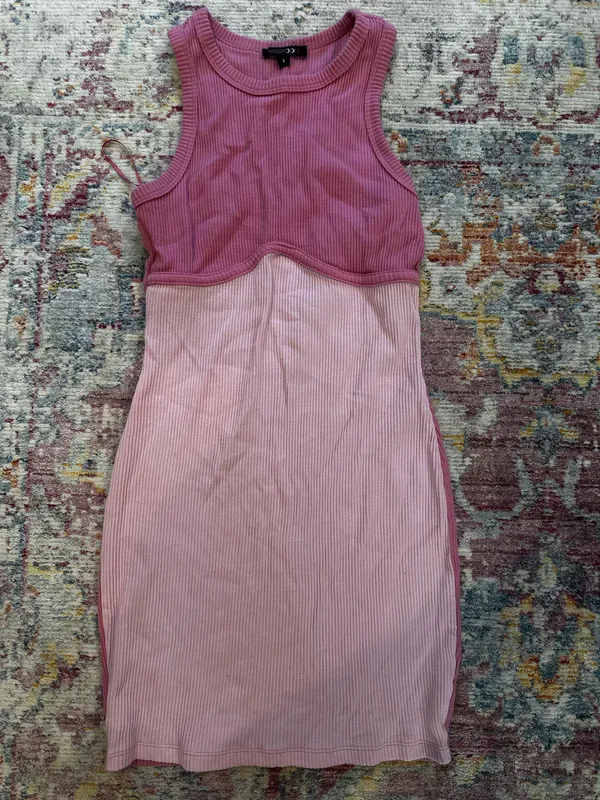 Pink mini dress - Image 2