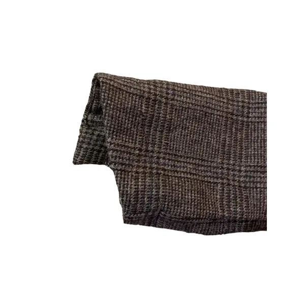 Triple Five Street Soul Jacket Womens M Used Brown Plaid 100% Wool Lined - Image 14