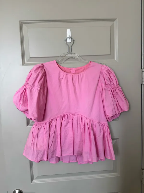Pink Babydoll Blouse - Image 3
