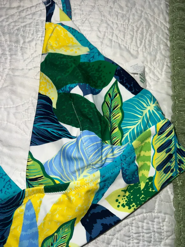 Aerie Pattern Leaves Bikini Top - Image 2