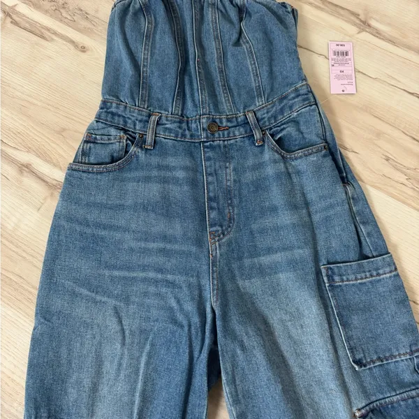 wild fable Blue Denim Utility Jumpsuit - Image 2