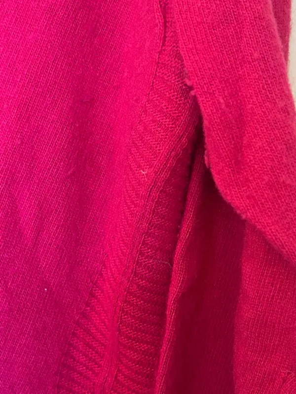 Banana Republic Pink V-Neck Sweater Women’s Small Knit Pullover Casual Top - Image 3