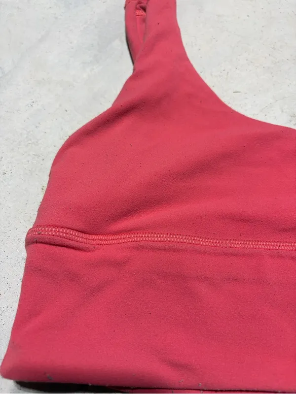 Lululemon Coral Pink Sports Bra 8 - Image 2