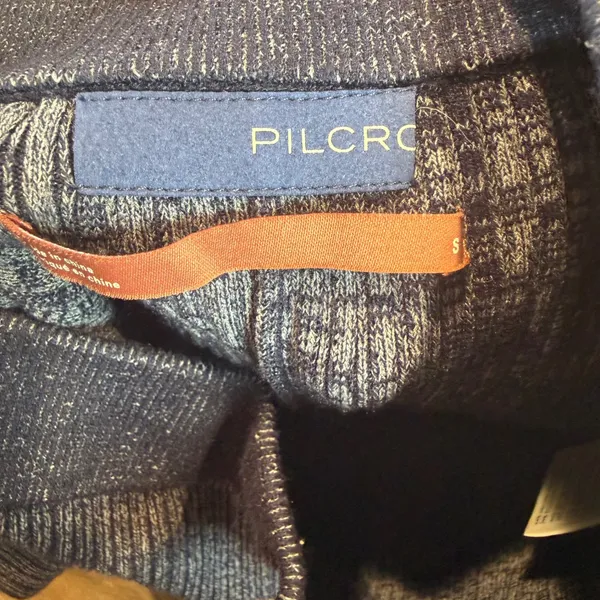 Anthropologie Pilcro‎ Sweater Knit Pants Flared Pull On Indigo Blue Size Small - Image 6