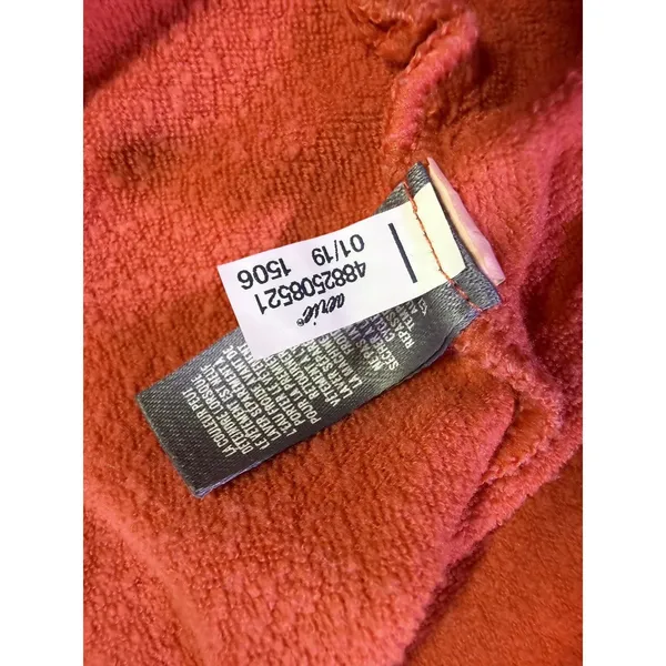 Aerie Coral 1/4 Zip Sweater W/ Kangaroo Pockets Sz L D42 Fall Cottage Festival - Image 6