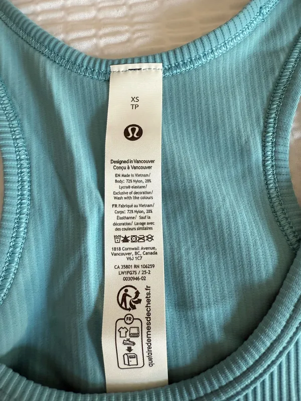 Lululemon Tank Racerback - Image 3
