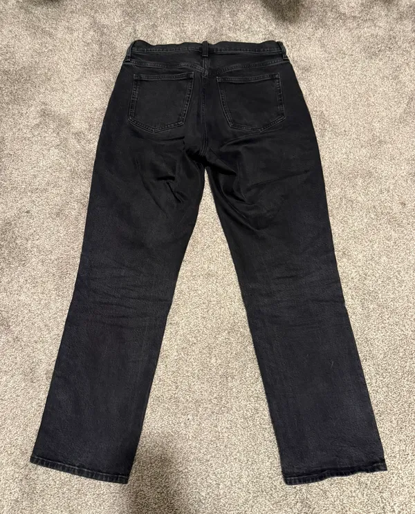 J Crew Black Straight Leg Jeans - Image 2