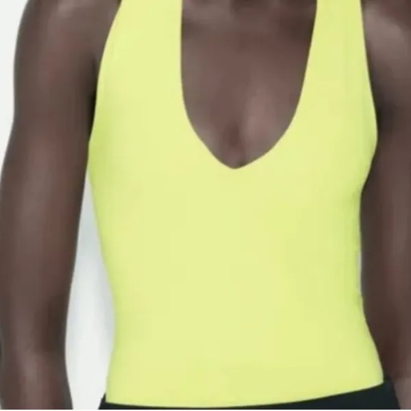 Zara Lime Green Bodysuit NWT - Image 3