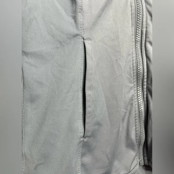 Yogalicious Lux Light Blue Zip Up Jacket Size M - Image 5