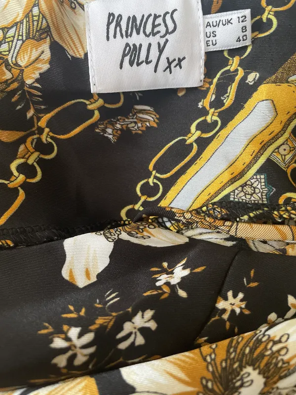 Princess Polly Satin Floral Mini Dress - Image 2