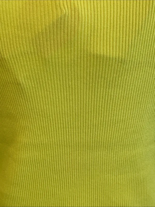 Nanette Lepore Kasper Neon Lime Chain-Trim Crewneck Sweater - Image 11